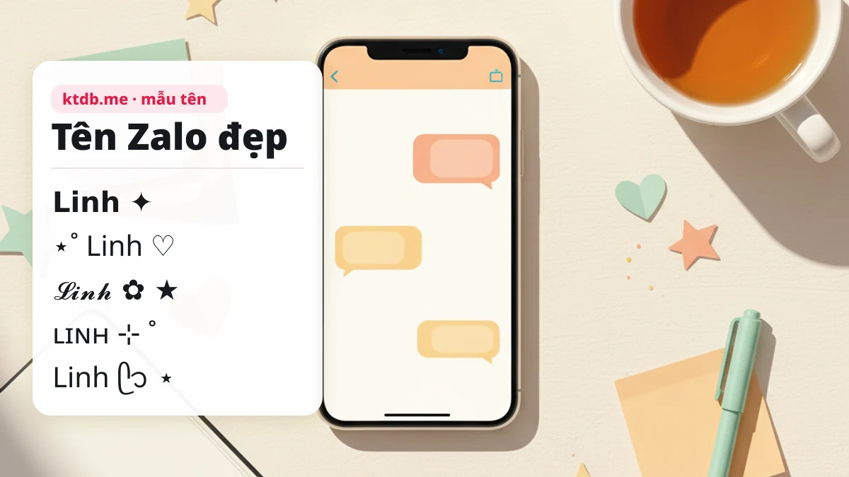 Các kiểu tên Zalo kí tự đặc biệt: in đậm, viết tay, in hoa nhỏ cho tên Bảo Ngọc