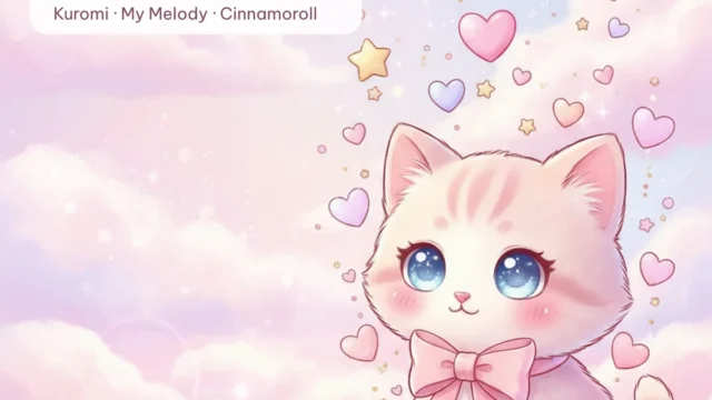 Kí Tự Hello Kitty ≽^•⩊•^≼ Kuromi, My Melody, Cinnamoroll